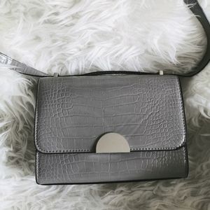 Mango - Croc-effect bag